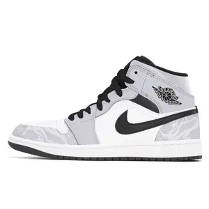 Air 1 Dust Keeper, Seaweed Abrasion Resistant Mid Top винтажные баскетбольные кроссовки для мужчин Light Gray Jordan, светло-серый