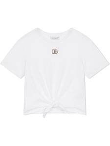 Dolce & Gabbana футболка с логотипом DG, белый