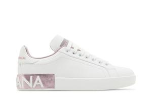 Кроссовки Dolce & Gabbana Dolce & Gabbana Wmns Portofino White Pink, белый