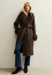 Классическое пальто New Look, Dark Brown