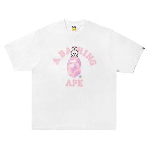 Футболка BAPE x Stray Kids Leebit College Tee, белый