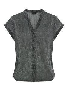 Блузка с короткими рукавами серебристо-черного цвета Laura Scott