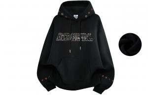 Толстовка Women's Hooded Moderate Regular WARRIOR, черный [fleece-lined]