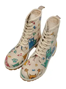 Сапоги на шнуровке DOGO "Женские ботинки Cat Lovers Vegan Женские ботинки / женские", Vegan, цвет Natur