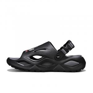 DEERWAY Мужские сандалии Black с противоскользящей амортизацией и устойчивостью к истиранию