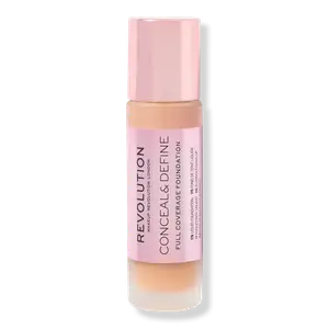 Тональный крем Conceal & Define с полным покрытием Revolution Beauty, F10.5 (for medium skin tones w/ a warm golden undertone)