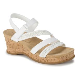 Сандалии на танкетке Ciara Baretraps, white