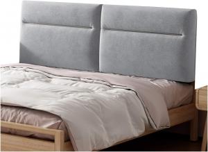 Подушка-подголовник LIANGJUN для кровати, поддерживающая поясницу, с наполнителем из губки, для чтения, подходит для общежития и спальни, для кровати без изголовья, 6 цветов, индивидуальный размер. CHIAPERINI, Gray-A