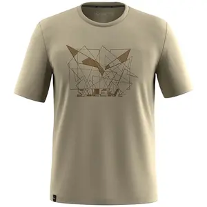 Футболка с коротким рукавом Salewa Eagle Geometric, зеленый