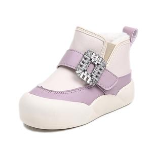 Износостойкие дышащие детские ботинки средней высоты для детей от 3 до 7 лет Bull Thunder, фиолетовый