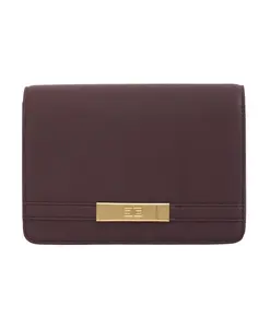 Сумка через плечо с кольчугой Elisabetta Franchi, фиолетовый