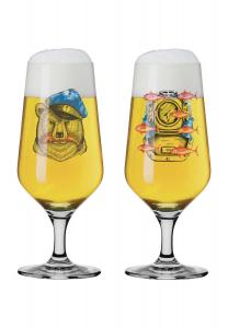Набор пивных бокалов №9 + №10, Daniela Garreton 2023, подарочная упаковка Ritzenhoff, цвет Mehrfarbig