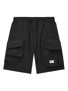 Шорты-бермуды с вышитым логотипом Musium Div., черный