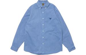 Пигментная окраска Длинный рукав Футболка HUMAN MADE, Морской