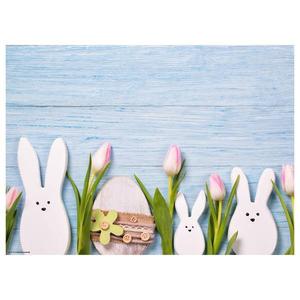 Подставка для столовых приборов «пасхальные кролики i» (набор из 12 шт.) Tischsetmacher, мультколор