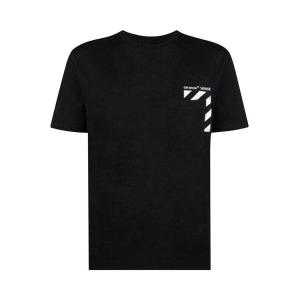 Футболка Off-White Diag Slim Short-Sleeve Tee, Black/White