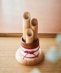 Деревянное новогоднее украшение из сосны