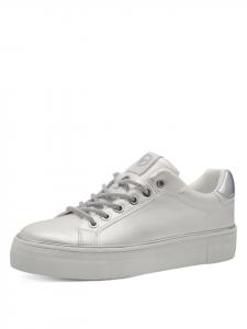 Tamaris Белые туфли на платформе со шнуровкой