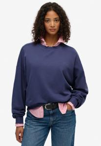 Толстовка Superdry & Co ESSENTIAL LOGO DYED CREW , Mariner Navy/Blue