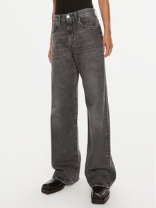 Джинсы wide leg Wanda 101733 A24X Pinko, серый