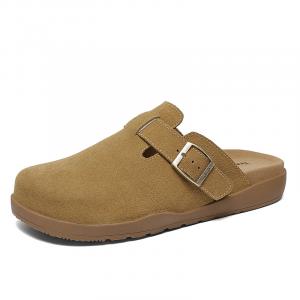 TEMPUR Сандалии с закрытым носком унисекс, пшеничные колоски, коричневые