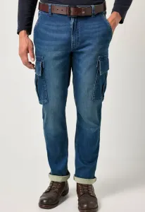 Брюки-Карго flexnamic прямого кроя, размер до 72. Jp1880, Blue Denim