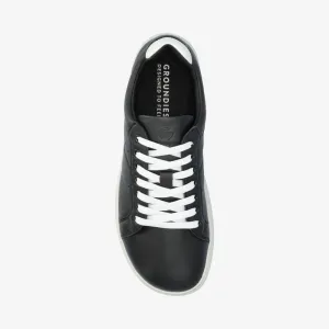 Мужские кроссовки GROUNDIES Universe - универсальные кроссовки для мужчин с широкой носочной частью, мягкой, дышащей подкладкой и гибкой, противоскользящей подошвой, черно-белый