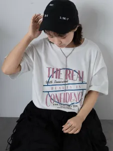 Футболка оверсайз с логотипом Ehka Sopo, цвет Off White