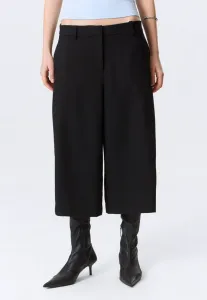 Костюмные брюки-капри Weekday, Black