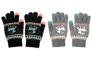 Вязаные перчатки Unisex BAIJUAN, светло-коричневые