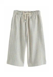 Спортивные брюки-джоггеры с широкими штанинами и текстурированной поверхностью Next, Blue Ecru Stripe