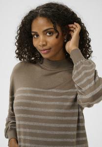 Джемпер Kaffe LIZZ TURTLENECK, Morel Melange W. Silver Lurex/Brown