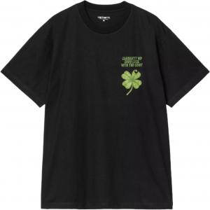 SS26 S/S Clover T Shirt Unisex Carhartt WIP, черный