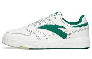 Кроссовки для скейтбординга Street Naughty женские с низким верхом, белые/зеленые Anta