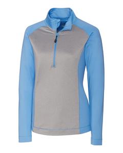 Женская куртка CBUK All-Star Printed с застежкой-молнией на половину длины Cutter & Buck, цвет atlas