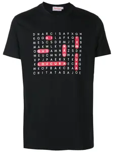 Футболка с графичным принтом Amir Slama, черный