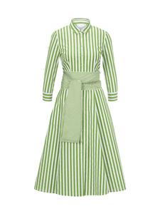 Платье-рубашка MADELEINE, Kiwi/White