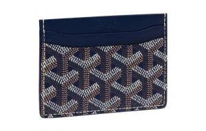 GOYARD Кардхолдер Сен-Сюльпис красный, Marine Blue