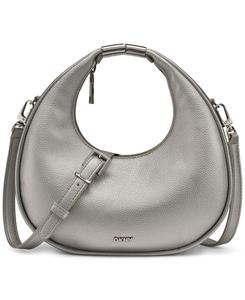 Маленькая сумка через плечо Margot Crescent DKNY, Silver