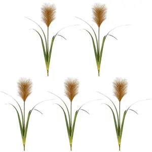 Креативная зеленая искусственная ветка «Пампасная трава» Creativ Green, зеленый