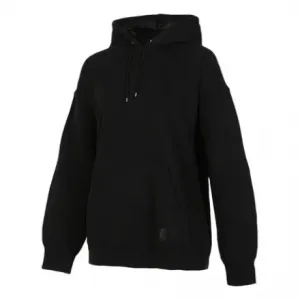 Толстовка (WMNS) Air Jordan Flight Fleece Pullover Hoodie 'Black', черный