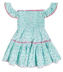 Платье Aurora с цветочным принтом Poupette St Barth, разноцветный