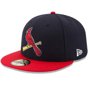 Мужская шляпа New Era темно-синего/красного цвета St. Louis Cardinals Alternate 2 Authentic Collection On-Field 59FIFTY
