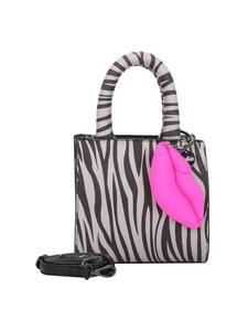 Сумочка Buffalo Boxy30 Mini Bag 175 cm, цвет zebra kiss grey