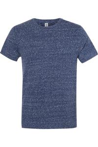 Футболка JERZEES Snow Heather Jersey Crew, темно-синий