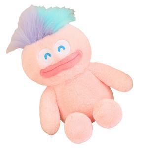 Коллекционные плюшевые куклы Versatile Hairstyles Ugly Cute высотой 50 см MLING, розовый