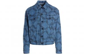 VERSACE JEANS COUTURE Джинсовая куртка мужская синяя FW22, Blue