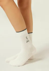 Носки в итальянском стиле Calzedonia, White
