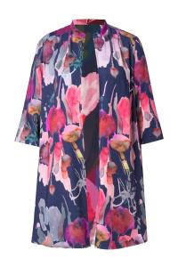 Демисезонная куртка Ulla Popken, Turquoise/Dark blue