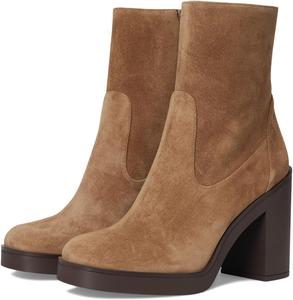 Ботинки Stuart Weitzman Bethenny 80 Zip Bootie, хаки